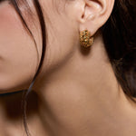 Golden Vine Whisper Earrings - booneealus