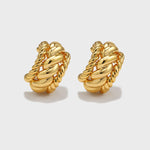 Golden Vine Whisper Earrings - booneealus