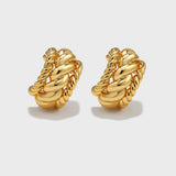 Golden Vine Whisper Earrings - booneealus