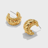 Golden Vine Whisper Earrings - booneealus