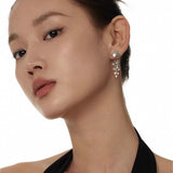 Cloud - Shaped, Water - Drop - Shaped And Round - Ball - Spliced Detachable Earrings