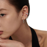 Musical - Note - Shaped Gem - Multi - Pendant Combination Set Ear Studs