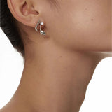 Three - Dimensional Musical - Note - Shaped Ear Studs With Diamonds