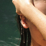 Zircon Tassel Ear Drops(Clip-on) - booneealus