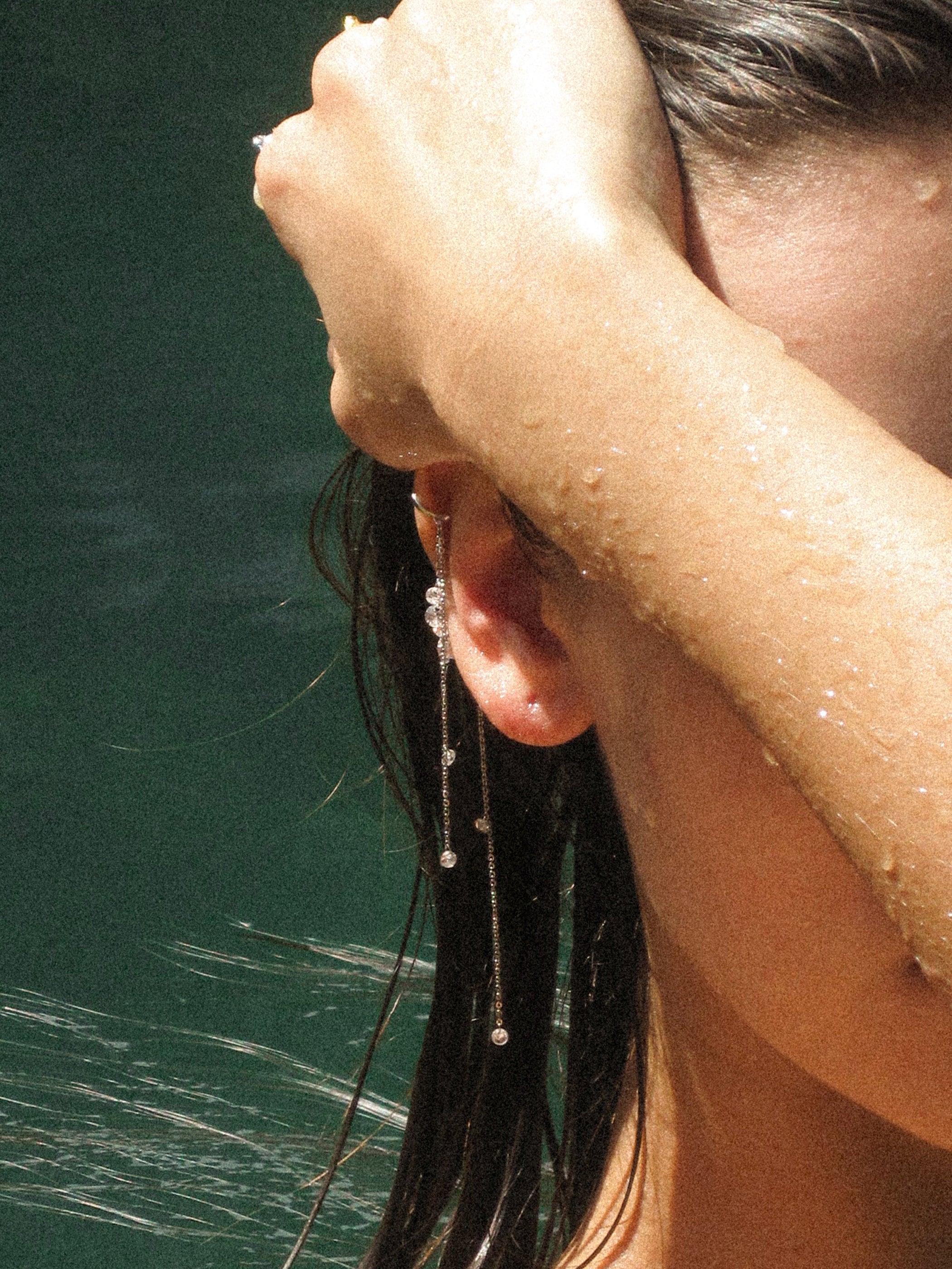 Zircon Tassel Ear Drops(Clip-on) - booneealus