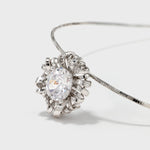 Twisted Braided Wrap Zirconia Necklace - booneealus