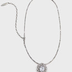 Twisted Braided Wrap Zirconia Necklace - booneealus