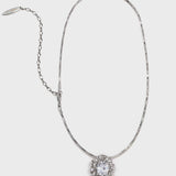 Twisted Braided Wrap Zirconia Necklace - booneealus