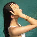 Cut Crystal Butterfly Ring - booneealus