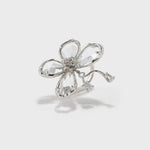 Cut Crystal Butterfly Ring - booneealus