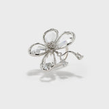 Cut Crystal Butterfly Ring - booneealus
