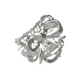 Large - sized Zircon Heart - shaped Butterfly - knot Hairpin&nbsp;