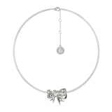 Heart - shaped Butterfly - knot Double - layer Fine Chain
