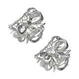Large - sized Zircon Heart - shaped Butterfly - knot Hairpin&nbsp;