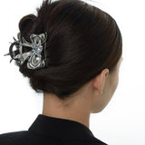 Large - sized Zircon Heart - shaped Butterfly - knot Hairpin&nbsp;